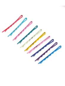 100 Piezas/50 Piezas Pasadores de Pelo para Mujer en Caja, Pinzas de Acero de Colores, Chucks de Línea Ondulada, Conjunto de Tocado, Pinzas Pequeñas, Pinzas para Flequillo Roto de Niñas, Pasadores de Pelo, Pinzas Superiores, Pinzas de Borde, Pinzas de Garra, Ganchos para el Cabello, Pasadores de Pelo, Accesorios para el Cabello