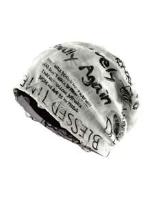 1顶新款个性化字母绒面针织帽，轻便夏季户外运动帽，酷炫男士帽，男女通用休闲春秋季帽 - 彩色 - 查看 2