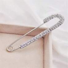 4-Piece Rhinestone Brooches, Suitable For Ladies And Girls. Gold And Silver Pins, Brooches, Lapel Pins, Badges, Sweater Dresses, Clothing Decorations, Hats And Accessories Office Accessories Shirts Jacket Jewelry Christmas Halloween Clothes Pin Funny Cute Teacher Gifts Costume Accessories Bag Charms - Multicolor - View 5