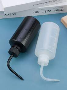 1-2 pièces Bouteilles en plastique de 250 ml - Bouteille de rinçage sûre, outils d'arrosage. Bouteille d'arrosage pour plantes et fleurs succulentes avec bec verseur en plastique incurvé. Bouteille d'arrosage à bec verseur pointu pour plantes en pot. Bouteilles de nettoyage pour tatouage