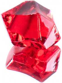 2025Super Z Outlet 120 Pack Acrylic Color Ice Rock Crystals Treasure Gems For Table Scatters, Home Vase Fillers, Event, Wedding, Arts & Crafts, Birthday Decoration Favor (1" Inch)(Apple Green) - 紅色 - 查看 2