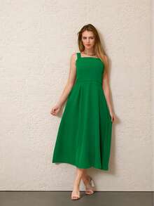 Tailored Dress With Cups Fashion Items!!! - Verde - Ver 1
