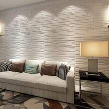 Panel de pared 3D para decoración de paredes interiores, 3 metros cuadrados - Blanco - Ver 3