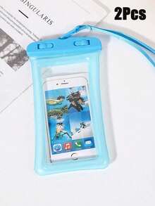 2 Túi Chống Nước Đa Năng, Túi Đeo Điện Thoại Chống Nước Có Túi Khí Chống Nước, Túi Đeo Điện Thoại Chống Nước Khi Bơi Lặn, Túi Khô Điện Thoại Khi Đi Biển cho Điện Thoại Thông Minh, Thể Thao Ngoài Trời, Bơi Lặn, Túi Đeo Điện Thoại Chống Nước Khi Bơi, Túi Đeo Điện Thoại Khi Đi Biển, Phụ Kiện Đi Biển Cho Nam Nữ - Nhiều màu - Xem 14