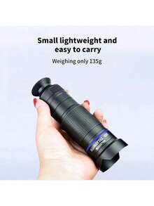 36X Telescope Mobile Phone Lens Photography Zoom Lens For Cell Phone Camera Mobile Microscope For Phone Lenses - 黑色 - 查看 5
