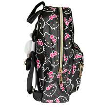 Hello Kitty Teen Bows All Over Print Polyester Mini Backpack, Black - 黑色 - 查看 4