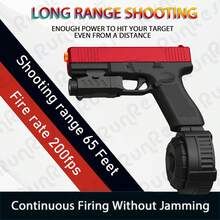 A New Generation Of Ultra-High-Speed, High-Performance Toys Gel Blaster,Gel Ball Blaster,Electric Ball Blaster,High Performance Cool Toy ,Splatter Ball Toys For Outdoor Activities Shooting Game Party .Thanksgiving Halloween, Christmas And Birthday Gifts - 黑色 - 查看 5