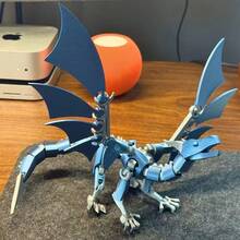 1 件 23.5 厘米 [T13 假人 3D 打印可动龙玩具] 铰接龙模型，高铰接龙玩具 - 青少年和成人的减压玩具，适合万圣节和圣诞节，DIY 组装玩具，易于组装，防破损，附带组装说明，43 个可移动关节，组装模型，优质 PLA 材料，批量出售，减压玩具 - 彩色 - 查看 7