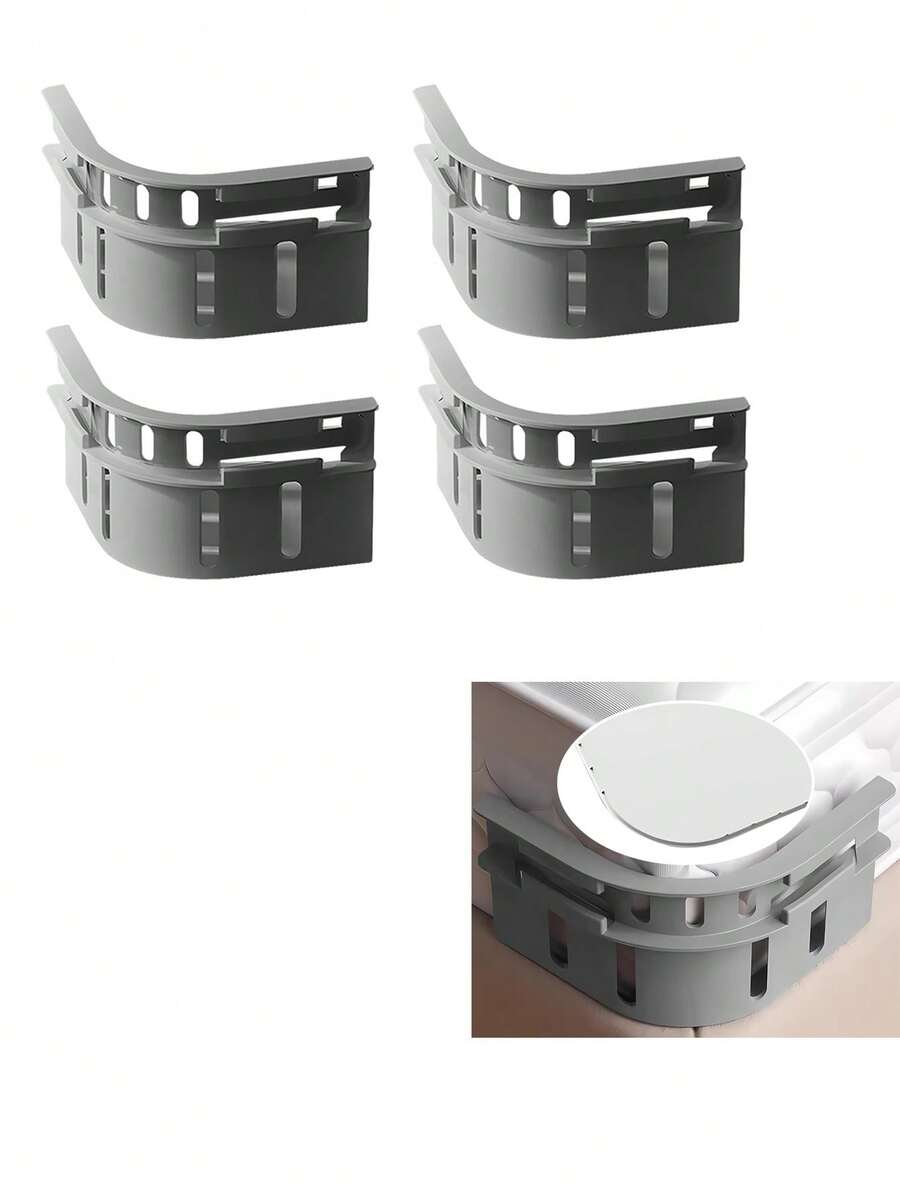 Giá đỡ ga trải giường có khóa, Giá đỡ ga trải giường mới, Dây đai ga trải giường vừa vặn, Giá đỡ ga trải giường chịu lực nặng, Dây đai ga trải giường vừa vặn với mọi kích thước nệm - Nhiều màu - Xem 1