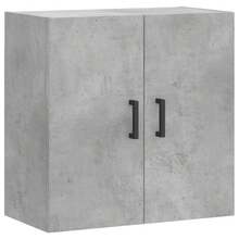 Mobiletto dA, Parete Larryhot in cemento grigio 60x31x60 cm in legno ingegnerizzato, bello e pratico, ideale per riporre oggetti e decorare la casa - Grigio - Visualizzare 2