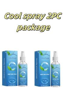 1pc 2pcs Car Cooling Spray, Summer Car Cooling Spray, Lowers Temperature And Provides A Comfortable Riding Experience. Cooling Product, Summer Cooling Spray Cool And Refreshing Mist, Portable Summer Body Cooling Evaporator, Outdoor Cool And Soothing