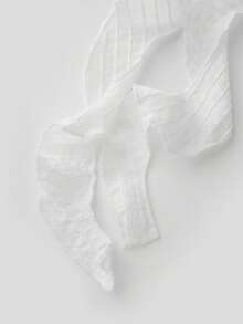 Women Halter Top, Tie-Up Sleeveless Tops Backless Ruffled Solid Summer Vest For Club Party - White - View 3