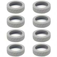 8 Piezas/Set Protectores de Ruedas de Maleta de Viaje de Silicona, Cubiertas para Ruedas de Trolley con Sonido Silencioso para Reducir el Ruido