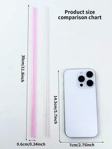 6 包替换吸管适用于 40 盎司 30 盎司 20 盎司 14 盎司探险旅行杯，可重复使用闪光吸管带刷子与 Cup 马克杯配件兼容 - 彩色 - 查看 8