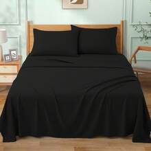 Mikrofaser-Bettlaken (1 Stück), In Verschiedenen Größen Erhältlich, Geeignet Für Einzel-, Doppel- Und Kingsize-Betten. Weich Und Hautfreundlich, Hochwertige Qualität – Die Ideale Wahl Für Schlafzimmer, Hotels Und Pensionen, Passend Für Alle Altersgruppen.