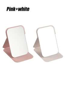 3 件便携式折叠化妆镜，PU 皮革化妆镜，适合作为礼物，旅行必备，化妆品必需品，易于存放，非常适合生日、毕业典礼、万圣节、圣诞节礼物（3/2/1 件可用） - 彩色 - 查看 22