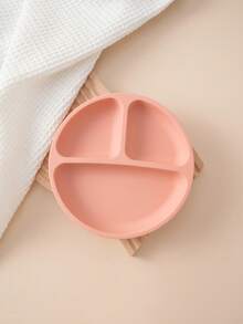 PopLittleOne 1pc Baby Sucker Silicone Dining Plate Children Dishes Suction Toddle Training Tableware Kids Feeding Bowls Baby Stuff