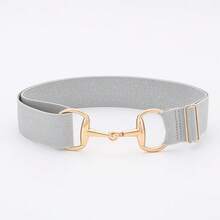 1 件可调节弹性腰带金属扣时尚服饰配饰女式腰带 2024 夏季、秋季、万圣节 - 彩色 - 查看 50