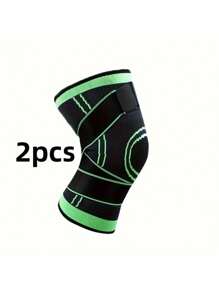 1 Pair Sports Knee Brace, Lightweight Compression Knee Support, Knee Cap Protection, Breathable For Running, Outdoor Fitness, Suitable For Men And Women