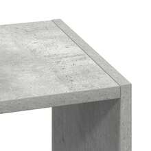 Libreria impilabile Larryhot grigio cemento 30x30x80 cm in legno ingegnerizzato, bella e pratica, ideale per riporre oggetti e decorare la casa - Grigio - Visualizzare 7