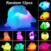 No Hole Bath Toys, Light Up Dinosaur Set, Bathtub Floating Water Toys, Great Gifts For Bathroom Water Tub Games Pool Party - Multicolor - View 8