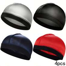 4 chiếc băng đô satin thoáng khí dành cho nam - Băng đô co giãn dùng khi chạy bộ và tập thể dục, mũ thể thao co giãn có thể điều chỉnh. - Nhiều màu - Xem 13