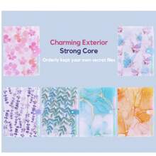 Bring To Natural Expanding File Folder, Home Bills Binder, A4 Size With Tabs, 5 Pocket Accordion File Organizer For School, Office And Home, More Patterns Optional,Back To School,School Supplies