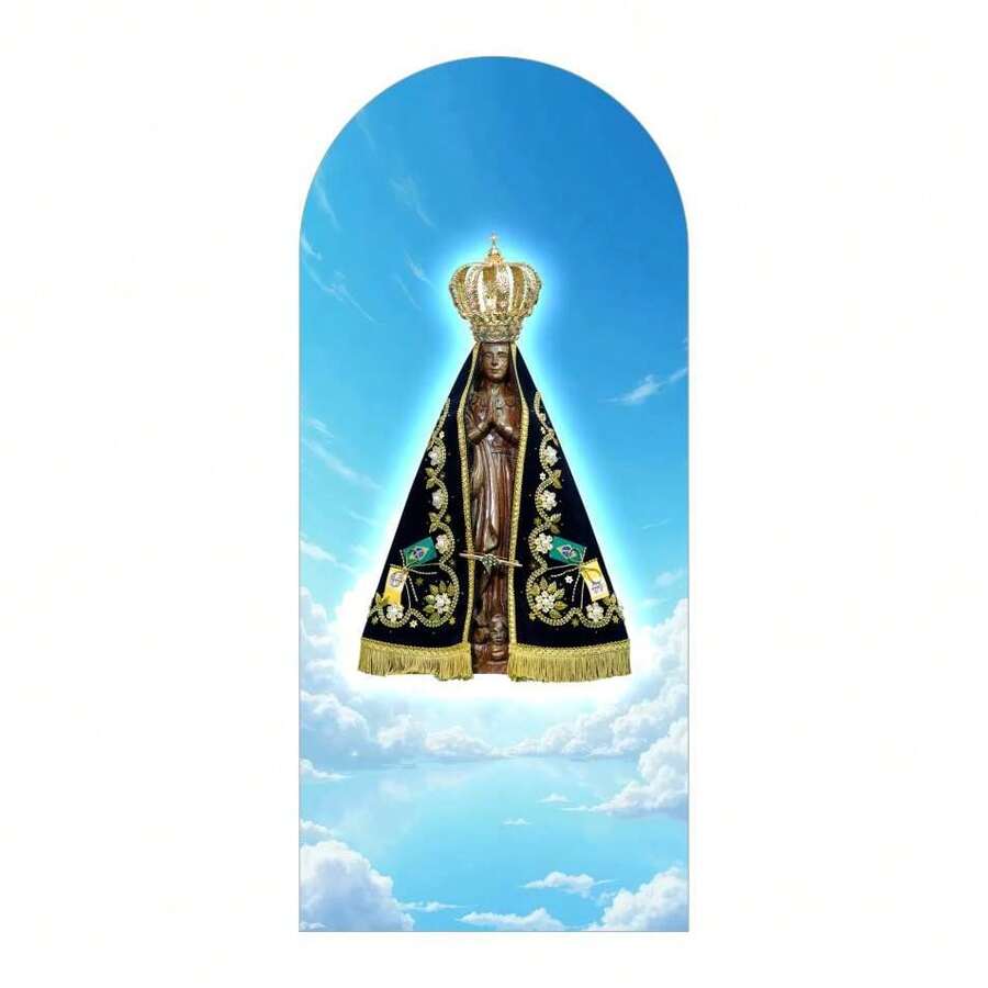 Sublimated Popsicle Roman Panel In Easy-To-Wear Fabric With Elastic - 聖母 - 查看 1