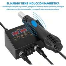 Estación De Cautín Tipo Lápiz Pistola De Calor 2 En 1 600w - Tipo de Enchufe B USA (110-127V) - Ver 9