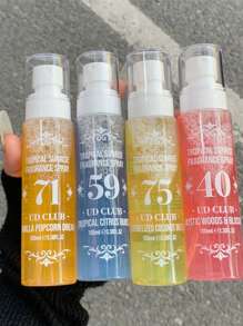 UD CLUB 1pc Brazilian Collection Spray Mist With Gift Box, Limit Edition Aromatherapy Indoor, Outdoor Air Freshener Fragrance Multi-Layered Heightened State Of Bliss Spray With Long Lasting Natural Fresh Charming Essentials, Releasing Elegant Janeiro Vanilla Coconut Floral Fruity Citrus Wood Aquatic Ocean Sea Scent For Dating, Party, Gathering, Traveling, Holiday, Home, Hotel, Office, Ideal Gift For Family, Relatives And Friends