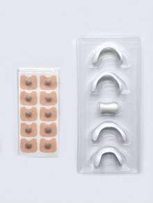 60 pièces, bandes magnétiques anti-ronflement pour le nez, réutilisables, hypoallergéniques, aide au sommeil | Ajustement confortable, respiration facile la nuit, cadeau parfait pour les ronfleurs et leurs partenaires, solution pour réduire les ronflements - Multicolore - Voir 10