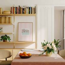 1pc Vintage Striped Countryside Style Wall Art, Whimsical Retro Cat Canvas Print Painting, Farmhouse Decor For Kids Room, Bedroom, Living Room Or Office, Retro Aesthetic Poster, Gift For Her, Framed Or Unframed Option