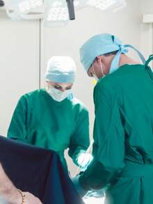 Vestido Quirúrgico De Algodón Cirujano Manga Larga Macho - Verde Oscuro - Ver 8