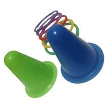 兔子解闷玩具 兔子磨牙玩具 环形玩具 益智兔子 豚鼠啃咬排气冰淇淋桶 赠5个随机颜色环形 - 彩色 - 查看 12