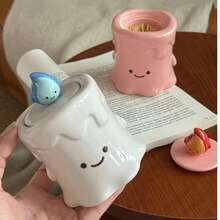 1 Stück süßer Cartoon Feuerwehrmann Zahnstocher Halter, kreative Weihnachtsdekoration, stilvolle Akzente für Wohnzimmer, Küche, Geschenke, Zuhause