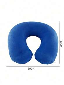 充气旅行颈枕，U型便携式颈垫，适用于飞机、汽车、办公室等场合，支撑颈部并保护颈椎，适合学习、通勤、办公或其他旅行场合（充气式）。不含枕芯，介意者请勿下单。 - 彩色 - 查看 11