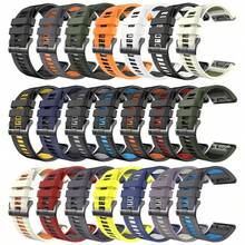 Dây đeo đồng hồ Quick Fit 22/20/26mm tương thích với Garmin Tactix 8 47/51mm/Descent G2/Mk3/Mk3i 43/51mm/Enduro 3/2/Fenix8 47/51/43mm/Fenix E/7/7x/7s/5S/5/5X Plus/6S/6/6XPro, Dây đeo đồng hồ thể thao bằng silicon mềm cho Forerunner 965/Quatix 7/7pro/Epix Pro 42MM - A - Xem 1