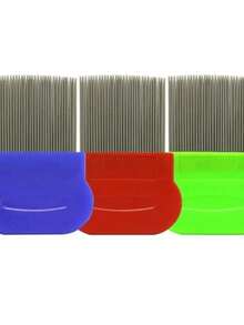 Pente Fino Aço Inox sem Cabo para Remoção de Piolhos