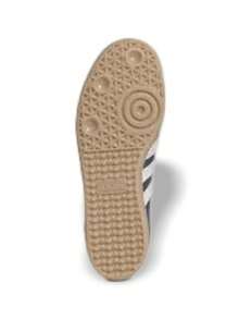 Adidas Samba OG运动鞋，皮革绒面革鞋面，常规版型，系带设计，学院紫配色，米白色橡胶外底，休闲运动风格 JI2736 - 紫/白/膠狀 - 查看 4