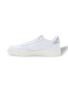 Reebok Giày nam thường ngày, nhẹ, êm ái, thoáng khí, đế dày, có logo, thân thiện với da, đa năng, chất liệu da lộn, thích hợp đi làm hàng ngày, tập gym, đi học, dạo phố, du lịch. HQ4568 - Trắng - Xem 1
