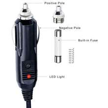 Car Cigarette Lighter Power Cord Charger Adaptor Lighter Adaptor Plug With LED Indicator