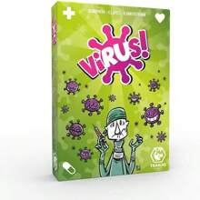 Juego de cartas para fiesta familiar sobre la evolución de virus