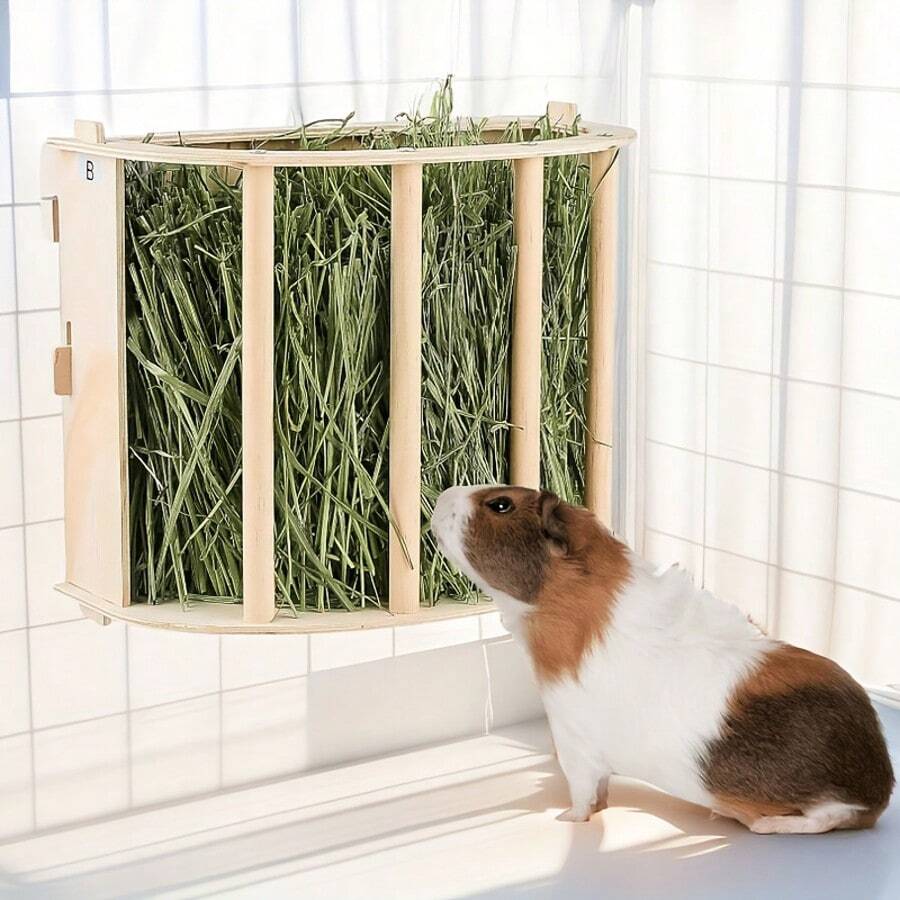 1pc Random Color & Style Hay Feeder, Guinea Pig Hay Rack, Rabbit Hay Feeder, Rabbit Hay Rack - Multicolor - View 1