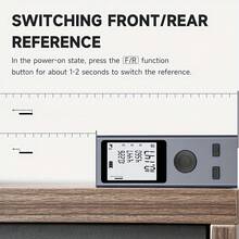NOHAWK Mini Digital Rangefinder 30M/50M/60M, Android USB Rechargeable, M/Inch/Foot Unit Switching, Distance/Pythagoras/Area/Volume Measurement - Dark Grey - View 4