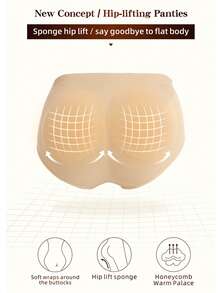 Bragas para Mujer Levantamiento de glúteos Sexy,  Calzones Pantalón para Dama Levanta Glúteos ,  Calzones De Mujer Panty Levantamiento de glúteos Invisible,  Calzones De Algodon Glúteos Dama ,  Bragas con relleno levanta gluteos,  Culo postizo relleno aumenta lenceria de braguitas - Albaricoque - Ver 8