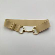 1 件可调节弹性腰带金属扣时尚服饰配饰女式腰带 2024 夏季、秋季、万圣节 - 彩色 - 查看 46