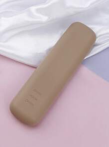 1 件便携式硅胶化妆刷架 - 柔软时尚化妆工具旅行收纳盒