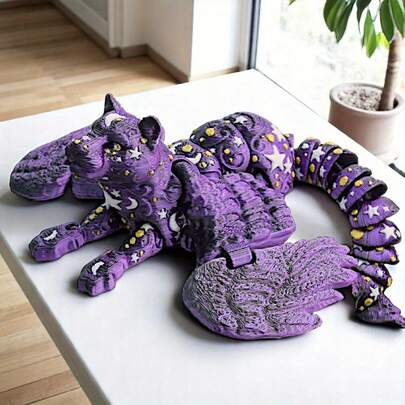 Estatua de dragón cósmico 3D realista, adecuada como regalo, decoración del hogar, accesorio de escritorio de oficina, recuerdo de fiesta, coleccionable, ideal para cumpleaños, vacaciones, Navidad, Halloween y perfecta para decoración de festivales