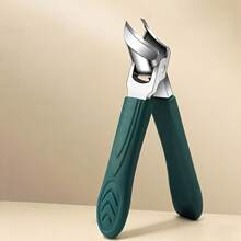 Comfortable Stainless Steel Nail Clipper With Armored Groove And Hooked Beak Design - Wide Opening Angled Head For Easy Grip, Convenient For Home Use, High-Texture Handle, No Power Needed, Nail Clippers, Modern Nail Clipper, Durable Nail Clipper