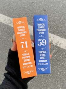 UD CLUB 1pc Brazilian Collection Spray Mist With Gift Box, Limit Edition Aromatherapy Indoor, Outdoor Air Freshener Fragrance Multi-Layered Heightened State Of Bliss Spray With Long Lasting Natural Fresh Charming Essentials, Releasing Elegant Janeiro Vanilla Coconut Floral Fruity Citrus Wood Aquatic Ocean Sea Scent For Dating, Party, Gathering, Traveling, Holiday, Home, Hotel, Office, Ideal Gift For Family, Relatives And Friends